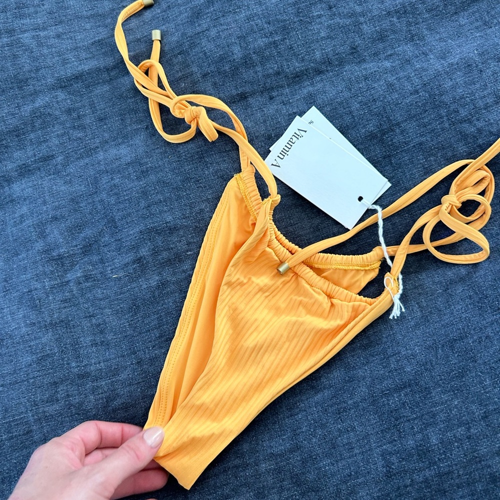 Vitamin A iced mango bikini bottoms